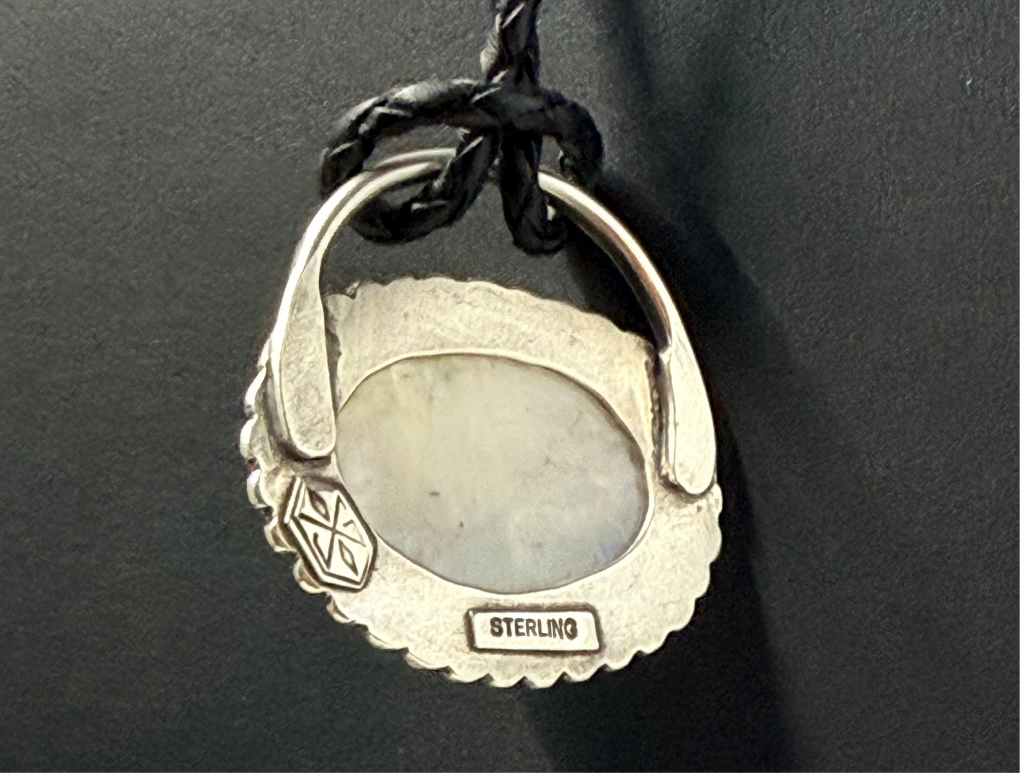 Moonstone and Sterling Silver Pendant