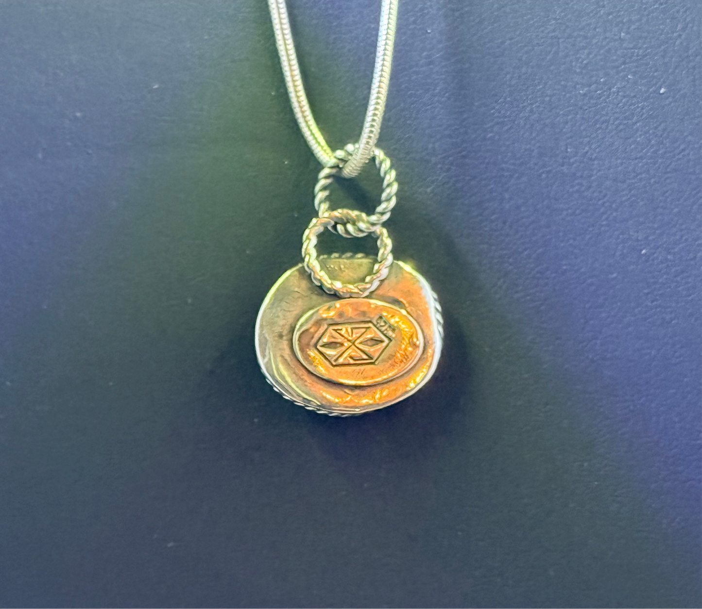 Sterling and Spiny Oyster Pendant/Charm